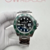 (#국내# 당발) CLEANF 클린공장 롤렉스 신형 서브마리너 그린인서트 블랙다이얼 스틸브레이슬릿 스벅