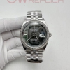 ( #국내# 당발) CLEANF 클린공장 롤렉스 데이저스트36 그레이로만다이얼 쥬빌레스틸브레이슬릿 윔블던