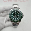 (#국내# 당발) CLEANF 클린공장 V2 롤렉스 서브마리너 그린인서트 그린다이얼 스틸브레이슬릿 헐크