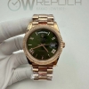 (#국내# 당발) GMF 롤렉스 데이데이트40 로즈골드 텅스텐(Cu-W) 올리브그린로만다이얼 스틸브레이슬릿