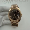 (#국내# 당발) ARF 롤렉스 데이데이트40 로즈골드 텅스텐(Cu-W) 초코로만다이얼 스틸브레이슬릿