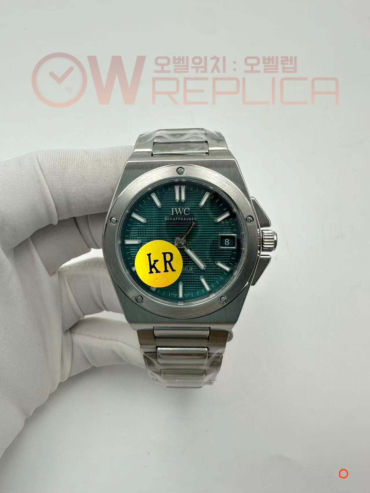 (#국내# 당발) KRF IWC 인제니어 35미리 아쿠아블루다이얼 스틸브레이슬릿