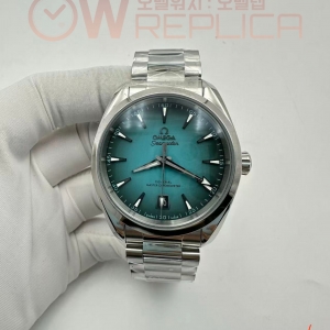 (당발) VSF 오메가 씨마스터 아쿠아테라 150M 38미리 아쿠아블루다이얼 스틸브레이슬릿