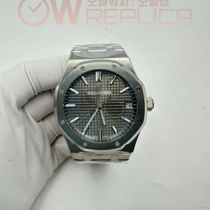 (#국내# 당발) VSF 오데마피게 로얄오크 15500 그레이다이얼 스틸브레이슬릿