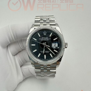 (#국내# 당발) VSF 롤렉스 데이저스트36 블랙다이얼 스틸브레이슬릿