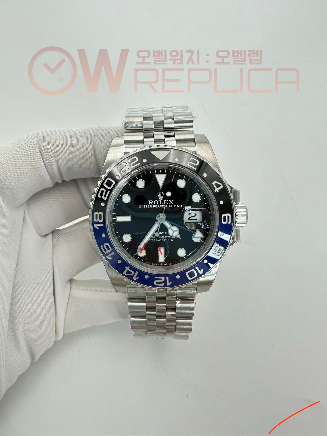 (당발) VSF V3 롤렉스 지엠티마스터2 블랙/블루인서트 블랙다이얼 쥬빌레브레이슬릿