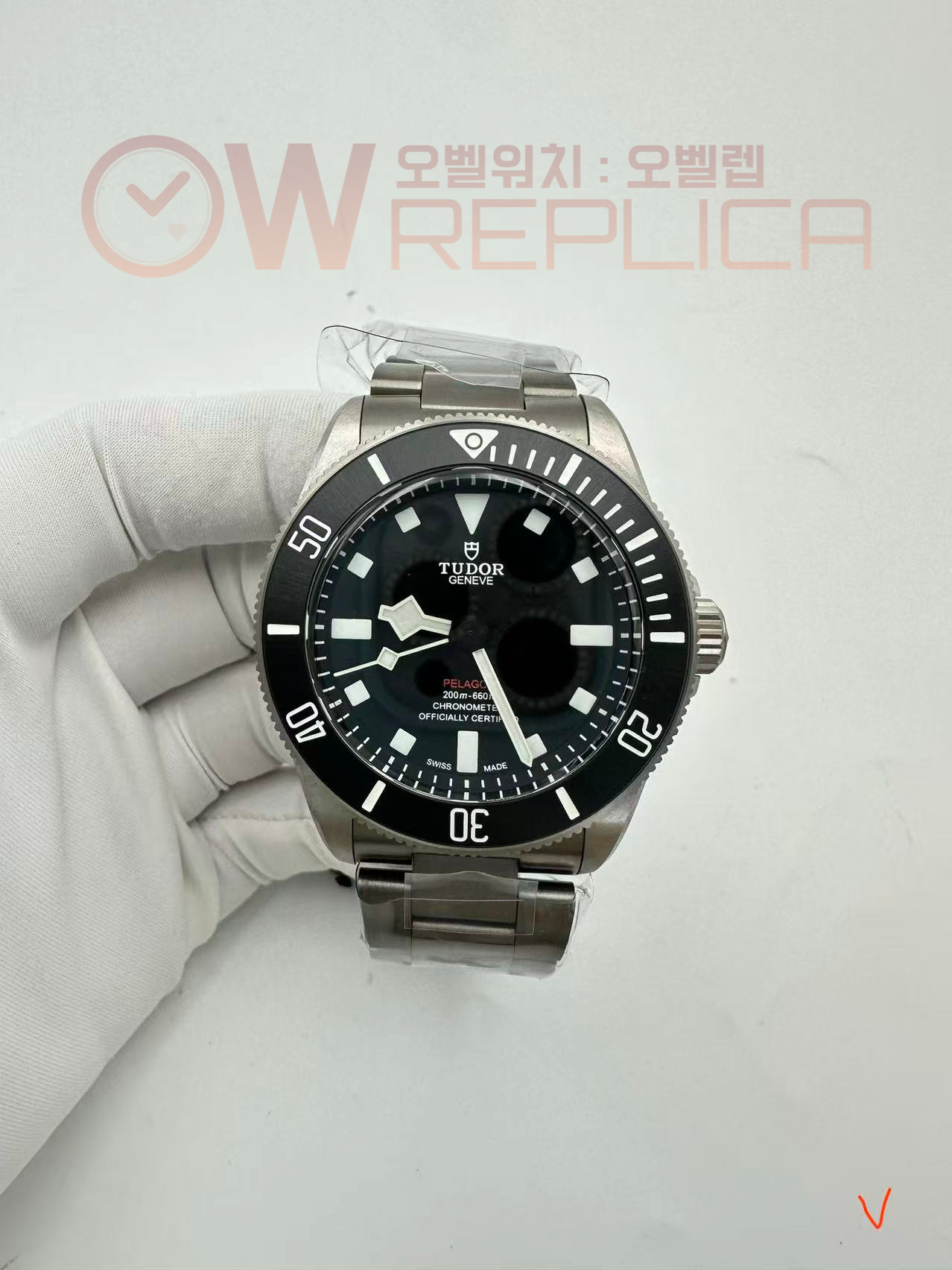 (#국내# 당발) ZF V2 튜더 펠라고스 티타늄 39미리 블랙다이얼 스틸브레이슬릿