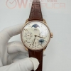 (#국내# 당발) APSF IWC 포르투기저 퍼페츄얼캘린더 로즈골드 화이트다이얼 브라운가죽스트랩