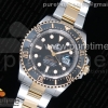 ARF 롤렉스 씨드웰러 콤비 블랙다이얼 스틸브레이슬릿 Sea-Dweller Two Tone SS/YG 126603 ARF 1:1 Best Edition 904L SS/YG Case and Bracelet A2824