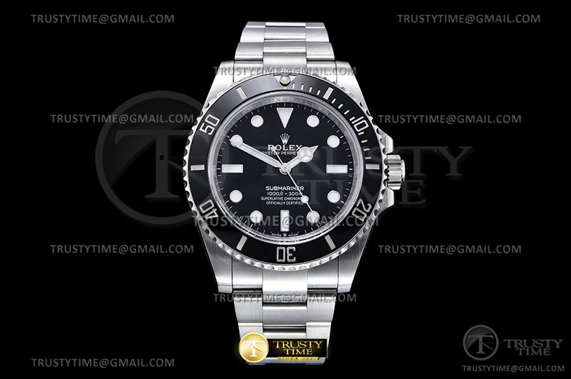 CLEANF 클린공장 롤렉스 신형 서브마리너 논데이트 블랙다이얼 스틸브레이슬릿 CLEAN Factory Rolex Ref.124060LN No Date Submariner Sub 126610LN 904 41mm SS/SS Blk CLEAN VR3230