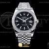 GMF 롤렉스 데이저스트41 블랙다이얼 스틸브레이슬릿 DJ2 41mm 126334 Jub Flt 904L SS/SS Blk/Stk GMF VR3235