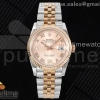 GMF 롤렉스 데이저스트36 로즈골드콤비 로골로만다이얼 스틸브레이슬릿 Datejust 36 SS/RG 904L Steel JDF 1:1 Best Edition RG Dial Diamonds 6/9 Markers on SS/RG Bracelet VR3235