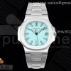 3KF V2 파텍필립 노틸러스 5711 티파니블루다이얼 스틸브레이슬릿 Nautilus 5711 3KF 1:1 Best Edition Tiffany Blue Dial on SS Bracelet A324 Super Clone V2