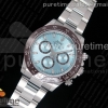 ARF V2 롤렉스 데이토나 아이스블루다이얼 세라믹베젤 스틸브레이슬릿 Daytona 116506 ARF 1:1 Best Edition 904L SS Case and Bracelet Ice Blue Dial Lume Markers A4130 Super Clone V2