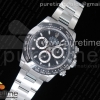 ARF V2 롤렉스 데이토나 블랙다이얼 세라믹베젤 스틸브레이슬릿 Daytona 116500 ARF 1:1 Best Edition 904L SS Case and Bracelet Black Dial A4130 Super Clone V2