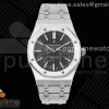 RSF 오데마피게 로얄오크 15400 블랙다이얼 스틸브레이슬릿  Royal Oak 41mm 15400 SS RSF 1:1 Best Edition Black Textured Dial on SS Bracelet A3120 Super Clone