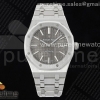 RSF 오데마피게 로얄오크 15400 그레이다이얼 스틸브레이슬릿  Royal Oak 41mm 15400 SS RSF 1:1 Best Edition Gray Textured Dial on SS Bracelet A3120 Super Clone