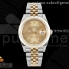 GMF V2 롤렉스 데이저스트41 옐로우골드 포금콤비 골드로만다이얼 스틸브레이슬릿 DateJust 41 SS/YG 126333 JDF Gold Wrapped 904L Steel YG Dial Roman Markers on Jubilee Bracelet V2
