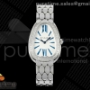 BVF 불가리 세르펜티 세두토리 다이아베젤 화이트/블루다이얼 스틸브레이슬릿 Serpenti Seduttori SS BVF 1:1 Best Edition White/Blue Dial Diamonds Bezel on SS Bracelet ETA Quartz