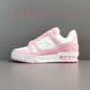 루이비통 트레이너 여성용 핑크 스니커즈 Louis Vuitton Trainer