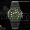 DIWF 파텍필립 노틸러스 5711 DIW 카본 그린다이얼 카본브레이슬릿  Nautilus 5711 DIW Carbon DIWF 1:1 Best Edition Green Textured Dial on Carbon Bracelet 324CS
