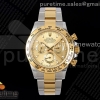 BTF 롤렉스 데이토나 콤비 골드다이얼 스틸브레이슬릿  Daytona 116523 BTF 1:1 Best Edition 904L SS Case and Bracelet YG Dial SA4130