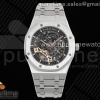 APSF 오데마피게 로얄오크 15407 스켈레톤다이얼 스틸브레이슬릿 Royal Oak 41mm Openworked 15407 SS APSF 1:1 Best Edition on SS Bracelet A3132
