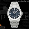 APSF V3 오데마피게 로얄오크 15500 SW블루다이얼 스틸브레이슬릿 Royal Oak 15500 SS APSF 1:1 Best Edition Blue Dial on SS Bracelet SA4302 Super Clone V3 (Free Sprung)