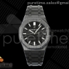 APSF 오데마피게 로얄오크 15500 블랙세라믹 블랙다이얼 세라믹브레이슬릿 Royal Oak 15500 Black Ceramic APSF 1:1 Best Edition Black Dial on Black Ceramic Bracelet SA4302 Super Clone