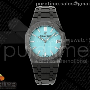 APSF 오데마피게 로얄오크 15500 블랙세라믹 티파니블루다이얼 세라믹브레이슬릿 Royal Oak 15500 Black Ceramic APSF 1:1 Best Edition Tiffany Blue Dial on Bracelet SA4302 Super Clone