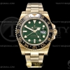 GMF V5 롤렉스 지엠티마스터2 옐로우골드 그린다이얼 스틸브레이슬릿 GMT II 116718LN 904 YG/YG Grn V5 GMF VR3186 CHS