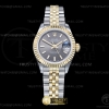 GMF 롤렉스 데이저스트28 레이디 옐로우골드콤비 그레이다이얼 쥬빌레브레이슬릿 DJ Ladies 28mm Jub Flt 904L YG/SS Grey/Stk GMF A2671