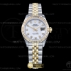 GMF 롤렉스 데이저스트28 레이디 옐로우골드콤비 자개텐포인트다이얼 쥬빌레브레이슬릿 DJ Ladies 28mm Jub Flt 904L YG/SS M-Wht/Dia GMF A2671