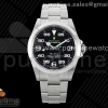 CLEANF 클린공장 롤렉스 에어킹 블랙다이얼 스틸브레이슬릿 Air-King 126900 Clean 1:1 Best Edition 904L Steel Black Dial on SS Bracelet VR3230