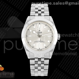 KRF 튜더 블랙베이39 실버다이얼 스틸브레이슬릿 Black Bay 39mm SS KRF 1:1 Best Edition Silver Dial on Jubilee Bracelet A2824