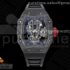 RMF 리차드밀 RM027-03 NTBT 리얼 뚜르비옹 스켈레톤다이얼 블랙러버스트랩 RM027-03 NTPT Real Tourbillon RMF Best Edition Skeleton Dial on Black Rubber Strap