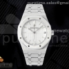 SF 오데마피게 로얄오크 15500 화이트다이얼 스틸브레이슬릿 Royal Oak 41mm 15500 SS SF 1:1 Best Edition White Dial on SS Bracelet SA4302 Super Clone