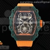 RMF 리차드밀 RM21-02 뚜르비옹 NTPT 켈레톤다이얼 오렌지나일론스트랩  RM21-02 Tourbillon NTPT RMF Best Edition Skeleton Dial on Orange Nylon Strap