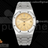 IPF 오데마피게 로얄오크 15202 옐로우다이얼 스틸브레이슬릿  Royal Oak 39mm 15202 SS IPF 1:1 Best Edition Yellow Textured Dial on SS Bracelet A2121