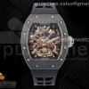 YSF 리차드밀 RM47 뚜르비옹 PVD 사무라이다이얼 블랙러버스트랩 RM47 Tourbillon PVD YSF Best Edition Samurai Dial on Black Rubber Strap