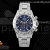 QF V3 롤렉스 데이토나 텅스텐(Cu-W) 블루다이얼 스틸브레이슬릿 Daytona 116509 QF 1:1 Best Edition Blue Dial on SS Bracelet SH4130 V3 (Gain Weight)