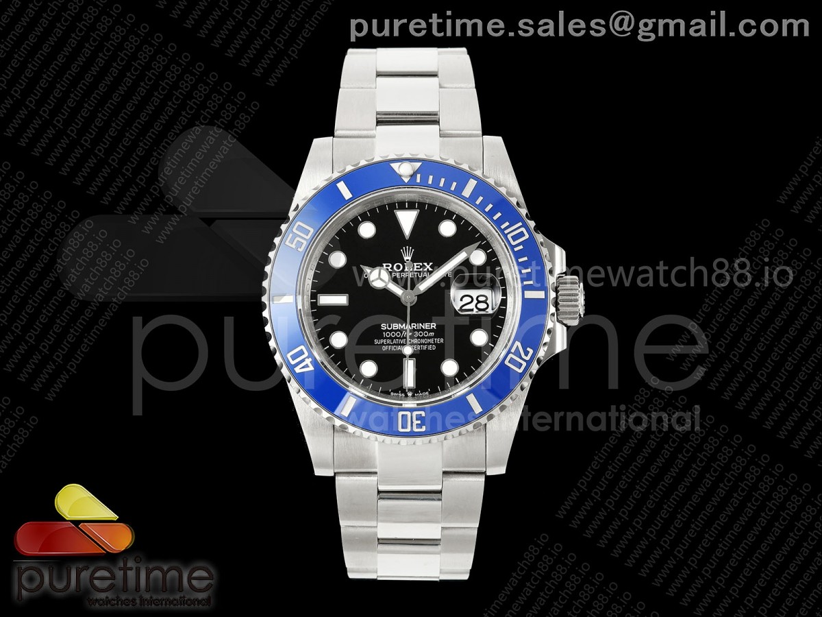QF 롤렉스 신형서브마리너 41미리 블루인서트 블랙다이얼 스틸브레이슬릿 프리스프렁 Submariner 41mm 126619 LB Blue Ceramic 904L Steel QF 1:1 Best Edition JH3235 Free Sprung Sprung