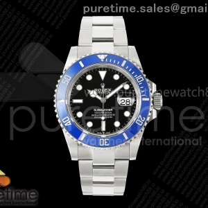 QF 롤렉스 신형서브마리너 41미리 블루인서트 블랙다이얼 스틸브레이슬릿 프리스프렁 Submariner 41mm 126619 LB Blue Ceramic 904L Steel QF 1:1 Best Edition JH3235 Free Sprung Sprung