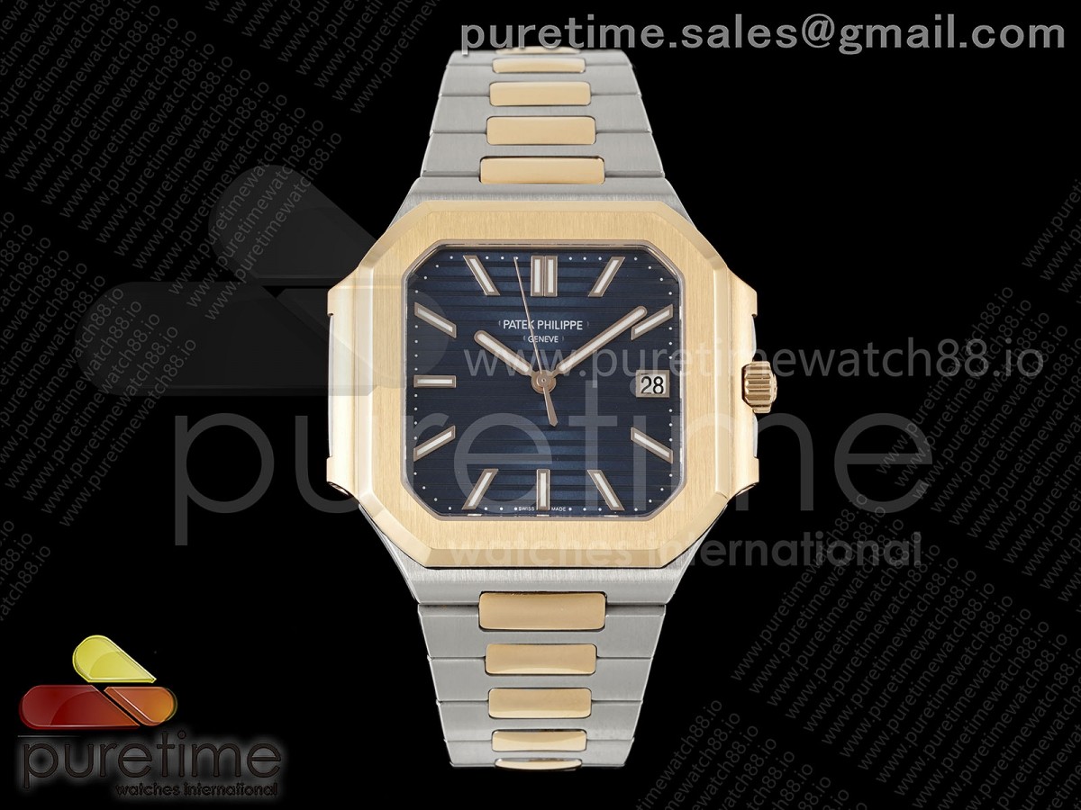 PPF 파텍필립 큐비투스 5821 로즈골드콤비 블루다이얼 스틸브레이슬릿 Cubitus 5821 SS/RG PPF Best Edition Blue Dial on SS/RG Bracelet A330