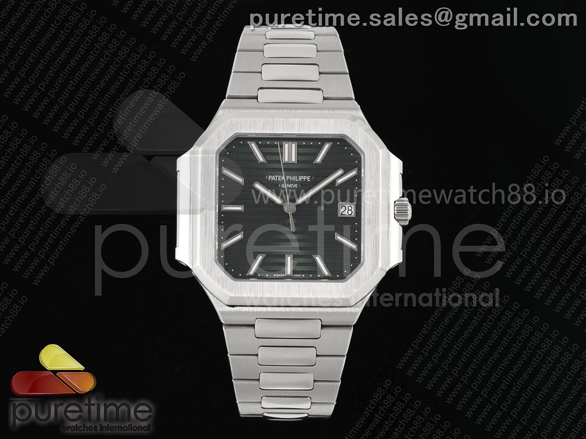 PPF 파텍필립 큐비투스 5821 그린다이얼 스틸브레이슬릿 Cubitus 5821 SS PPF Best Edition Green Dial on SS Bracelet A330
