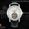 RMSF 바쉐론콘스탄틴 트레디션넬 뚜르비옹 화이트다이얼 블랙가죽스트랩 Traditionnelle Tourbillon SS RMSF Best Edition White Dial on Black Leather Strap