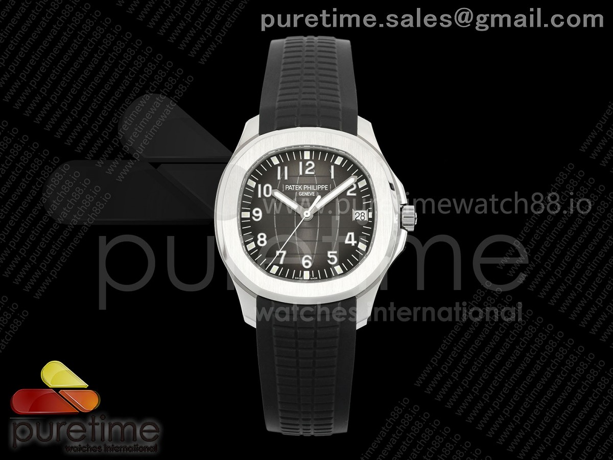 DDF 파텍필립 아쿠아넛 5167 그레이다이얼 블랙러버스트랩  Aquanaut 5167 SS DDF 1:1 Best Edition Gray Dial on Black Rubber Strap DD324 Super Clone