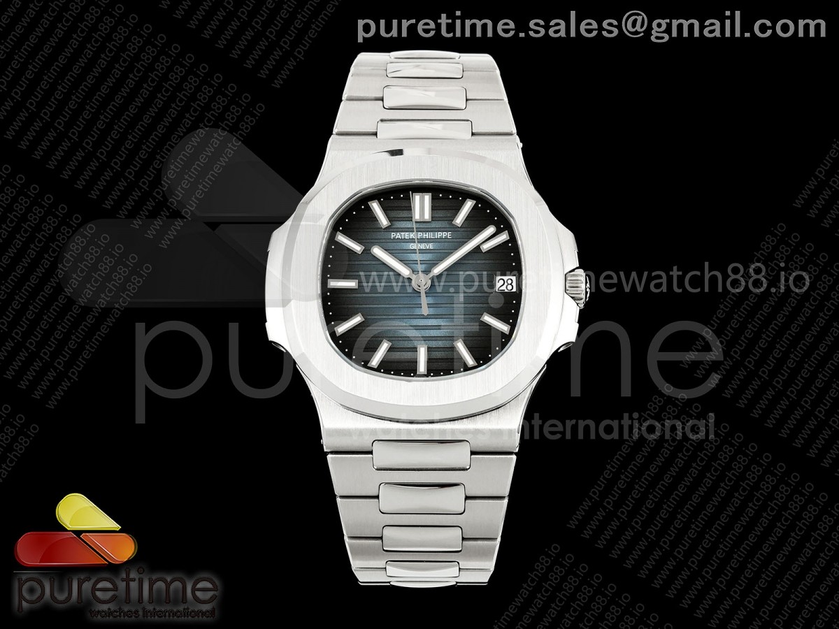 DDF 파텍필립 노틸러스 5711 블루다이얼 스틸브레이슬릿 Nautilus 5711 DDF 1:1 Best Edition Blue Textured Dial on SS Bracelet DD324 Super Clone