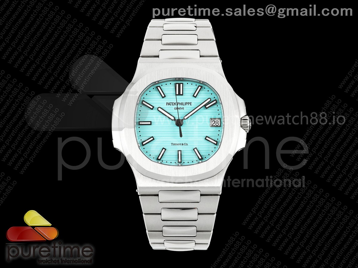 DDF 파텍필립 노틸러스 5711 티파니블루다이얼 스틸브레이슬릿 Nautilus 5711 DDF 1:1 Best Edition Tiffany Blue Dial on SS Bracelet DD324 Super Clone