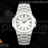 DDF 파텍필립 노틸러스 5711 화이트다이얼 스틸브레이슬릿 Nautilus 5711 DDF 1:1 Best Edition White Textured Dial on SS Bracelet DD324 Super Clone